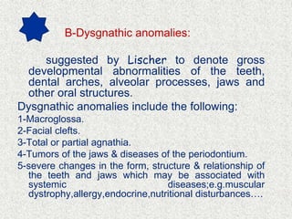 Classification of malocclusion | PPT