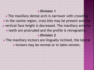 Classification ofmalocclusion | PPTX