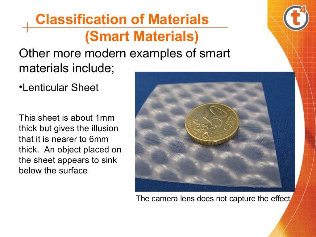 Classification of materials