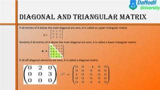 Classification of matrix | PPT