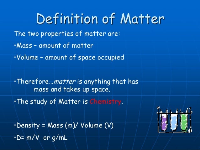 Classification Of Matter