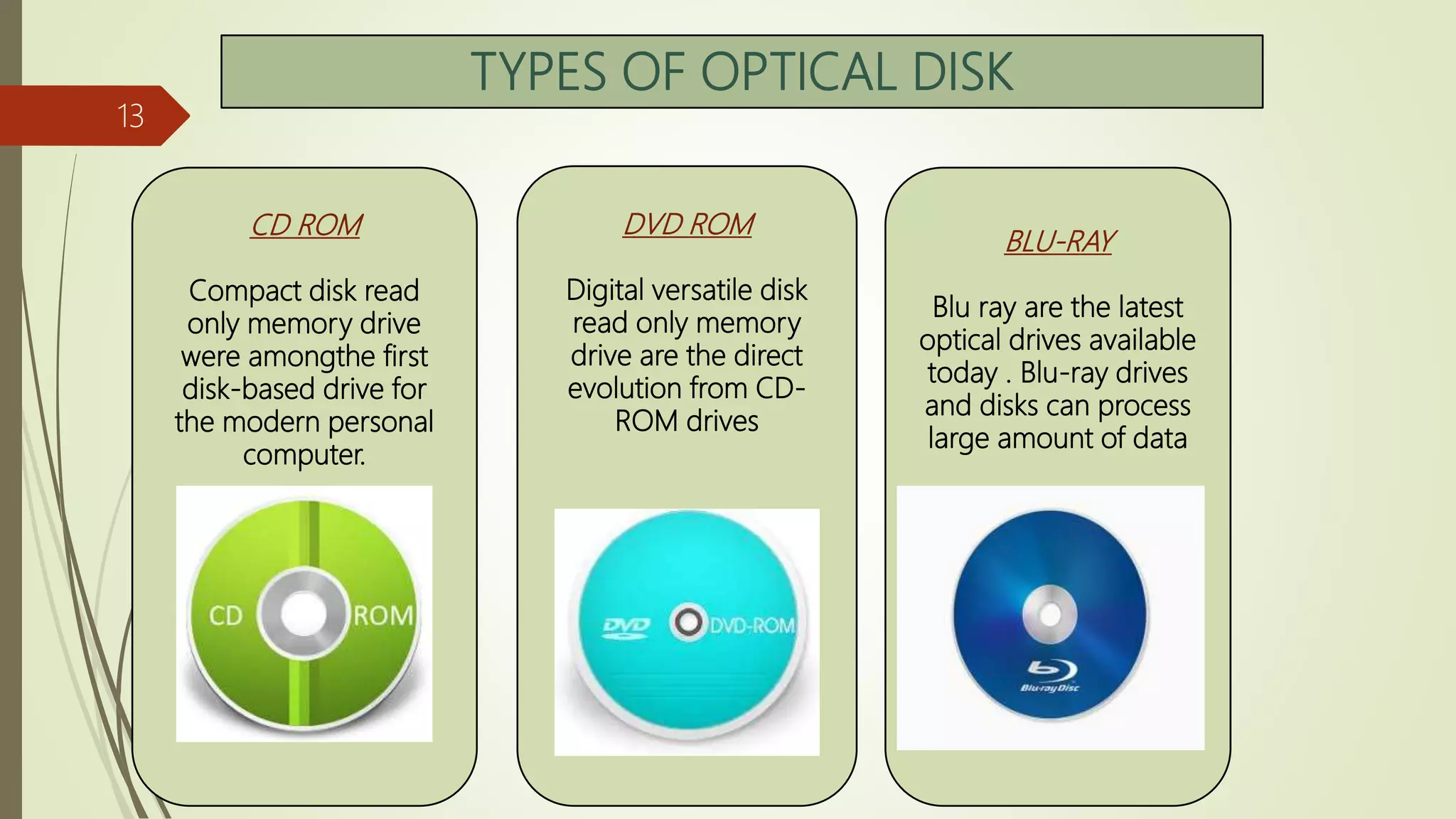Classification of memory ppt
