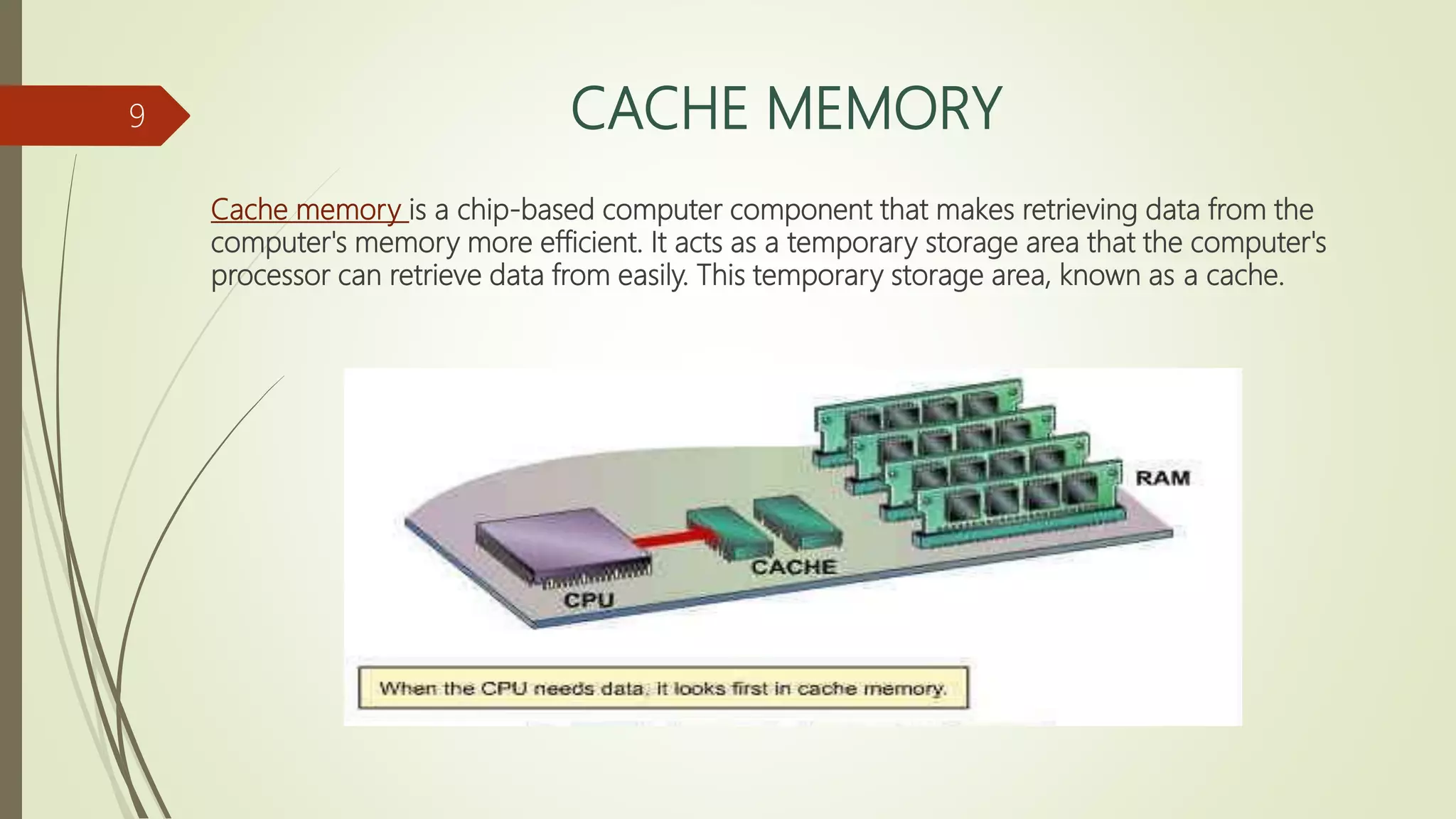 Classification of memory ppt