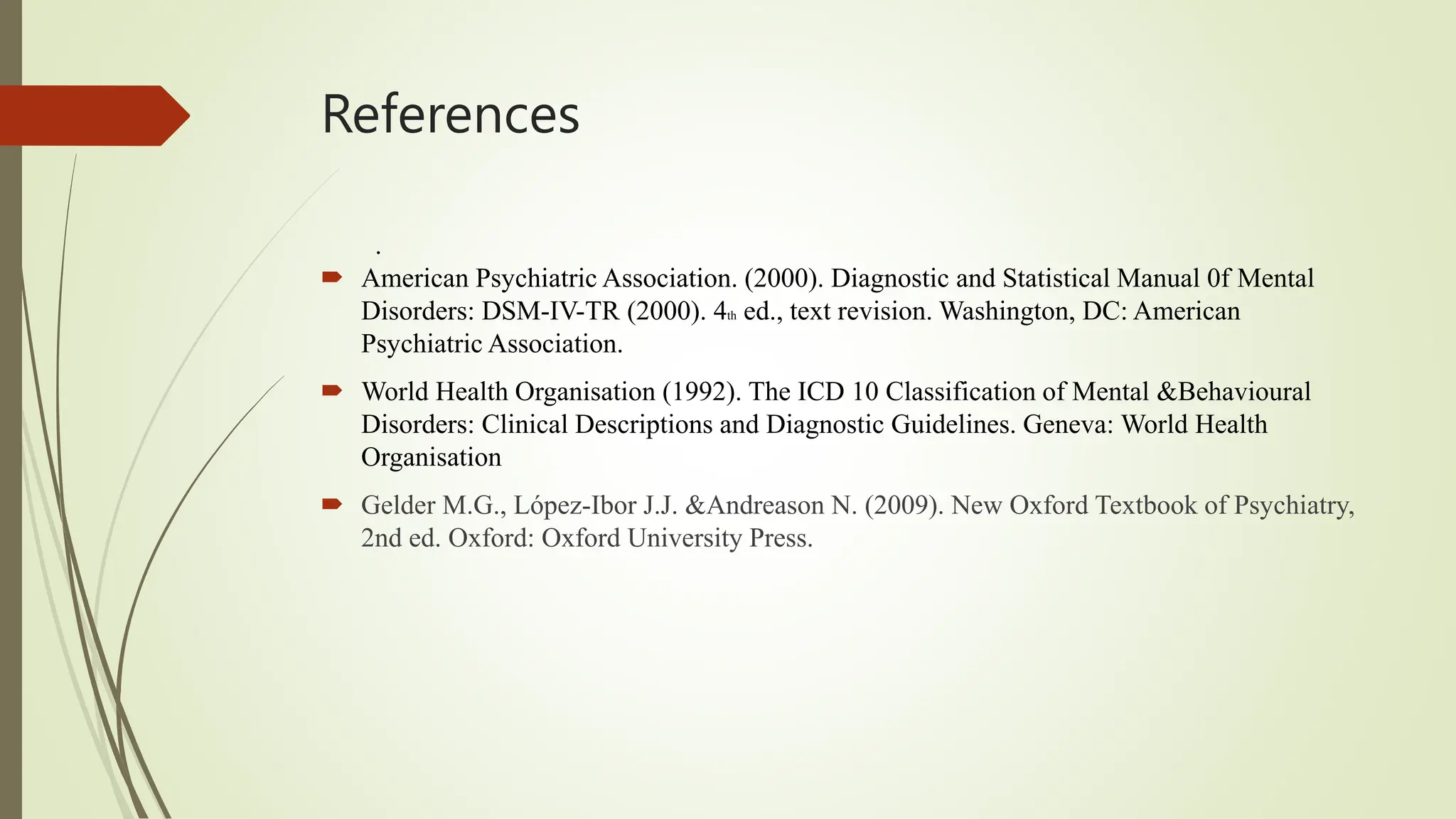 Classification of Mental Disorders 1.pptx