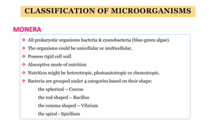 Classification of microoganisms | PDF