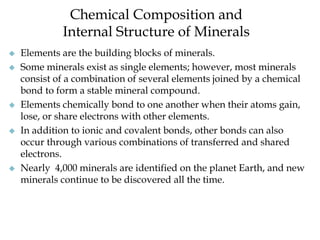 Ore Classifying Process Classification of Minerals, Ore forming process and Indian Distribution ...
