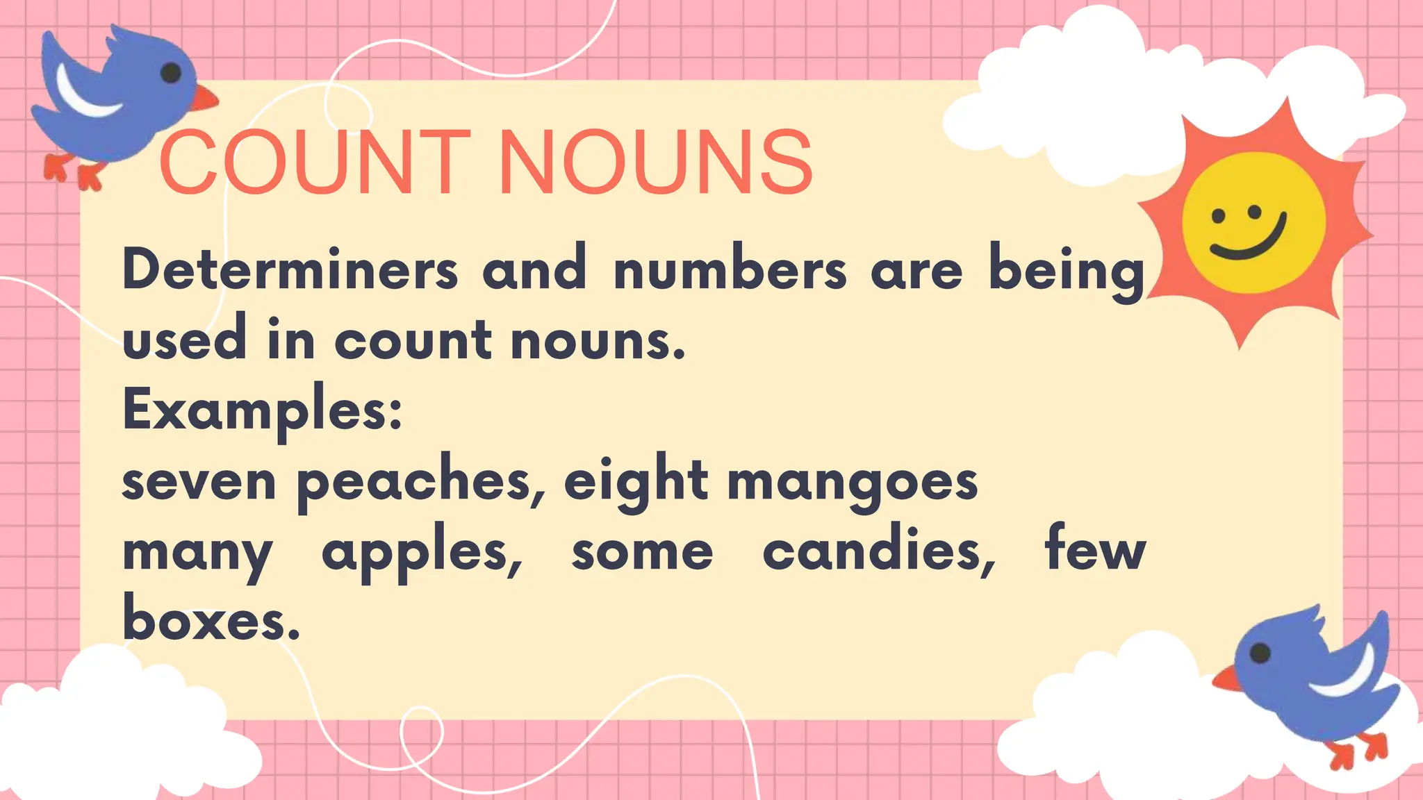 COUNT NOUNS
