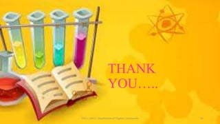 THANK
YOU…..
POC-I, Unit 1: Classification of Organic Compounds 25
 