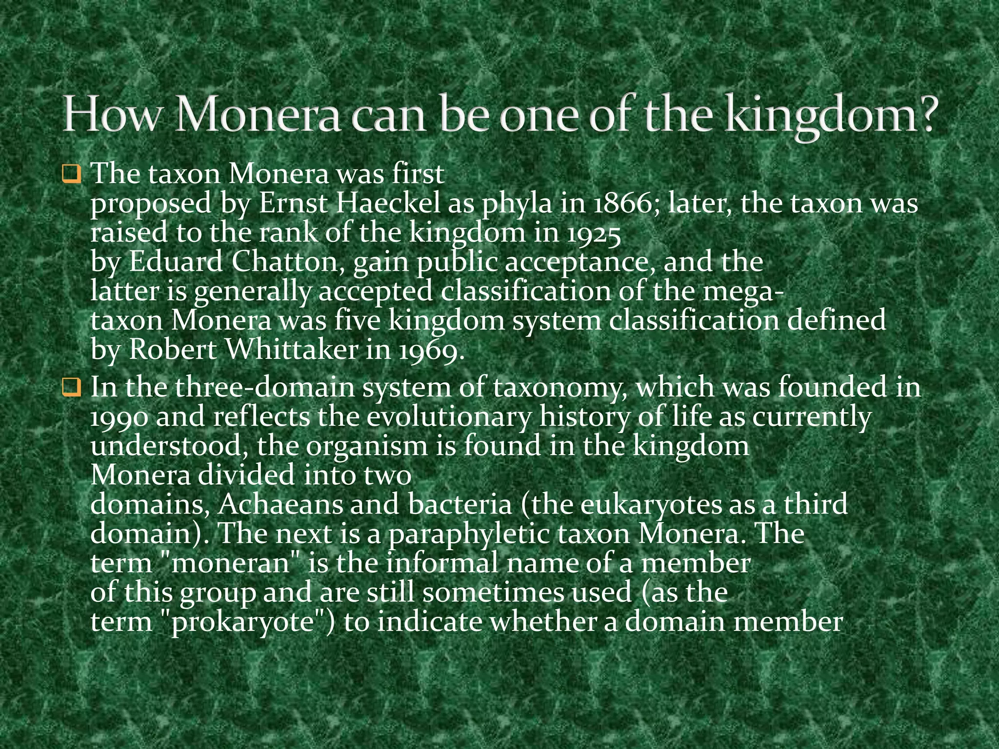 Why was the kingdom monera divided (93) foto
