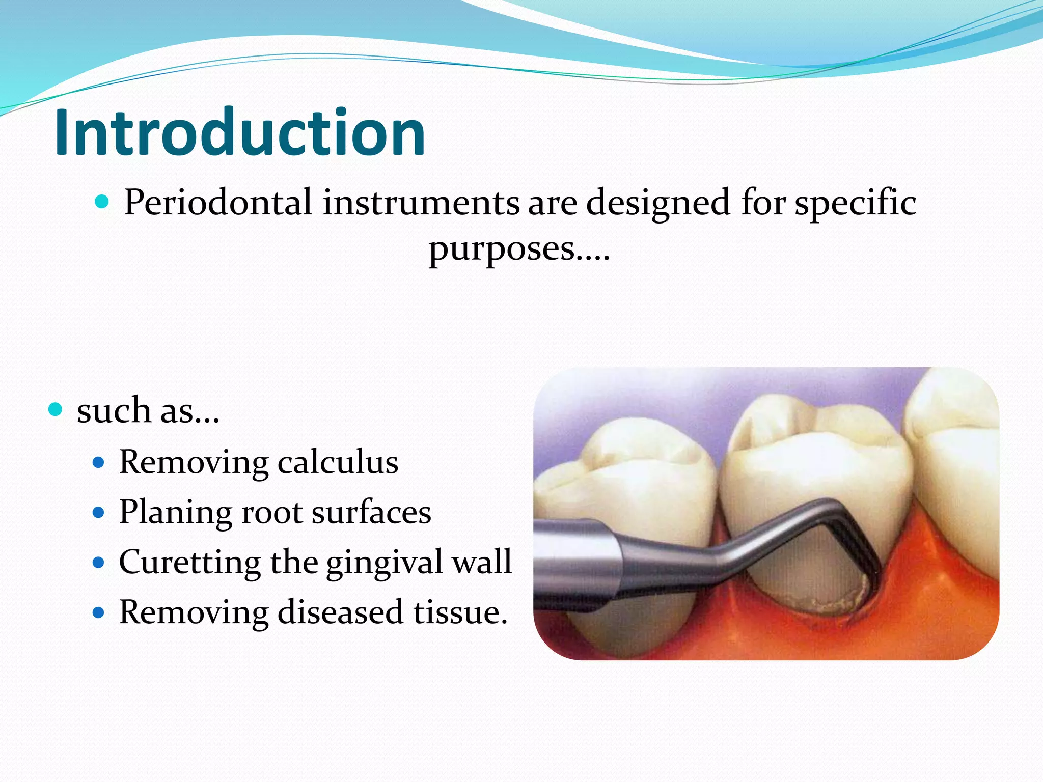 Classification of periodontal instruments PPT