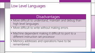 Classification of Programming Languages | PPT