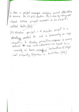 Classification of Project................