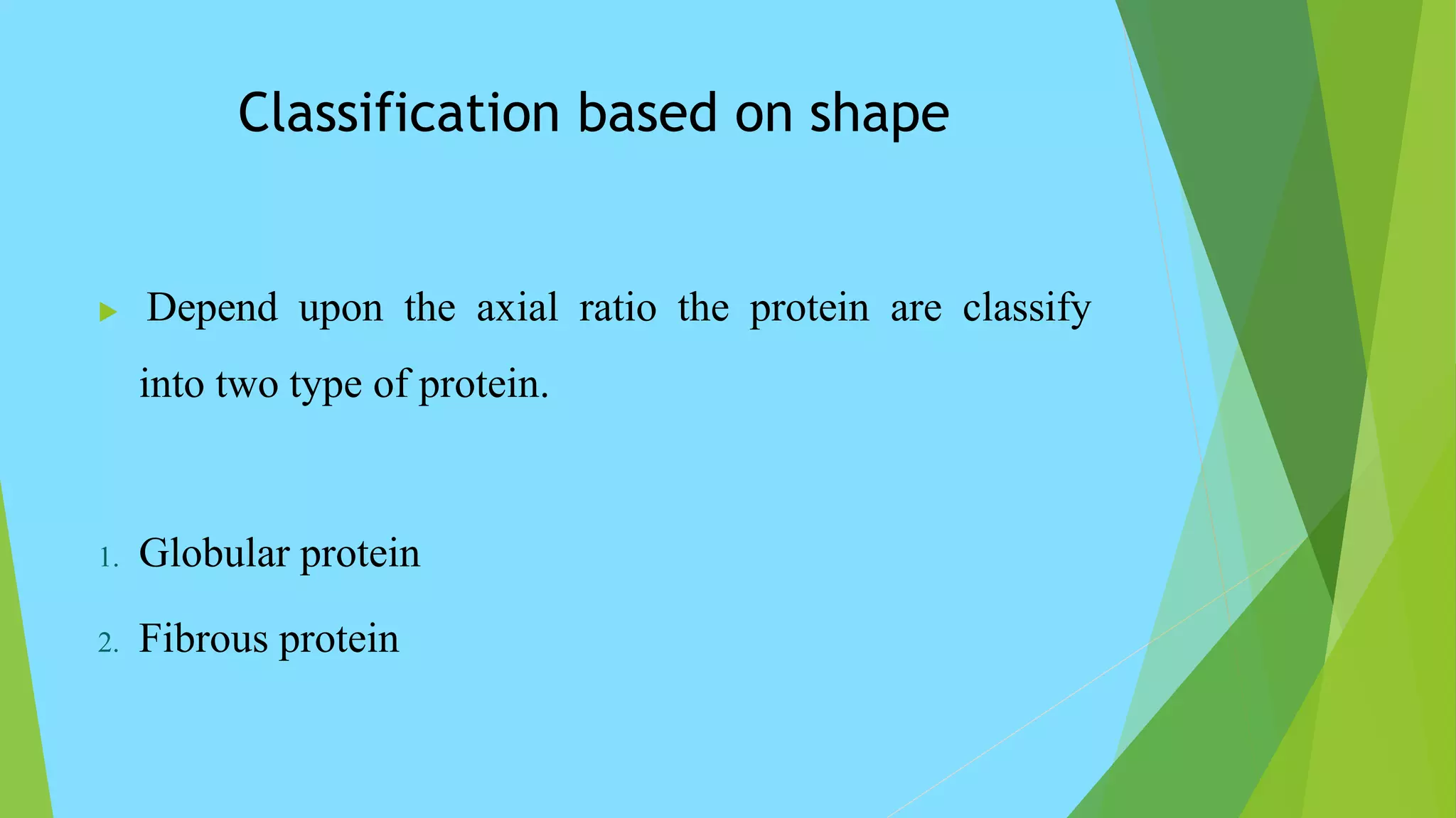 Classification of protein | PPTX | Chemistry | Science