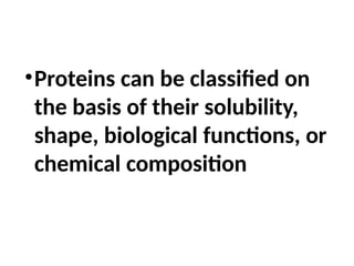 Classification of protein .pptx