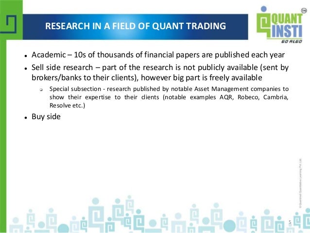 Encyclopedia of quantitative trading strategies