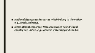 Multinational Resource Classification of resources | PPTX