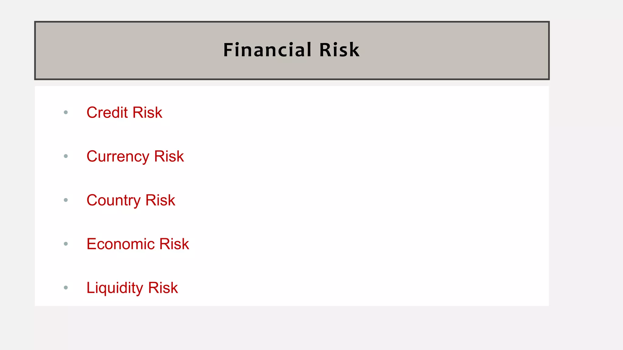 Classification of risk | PPT