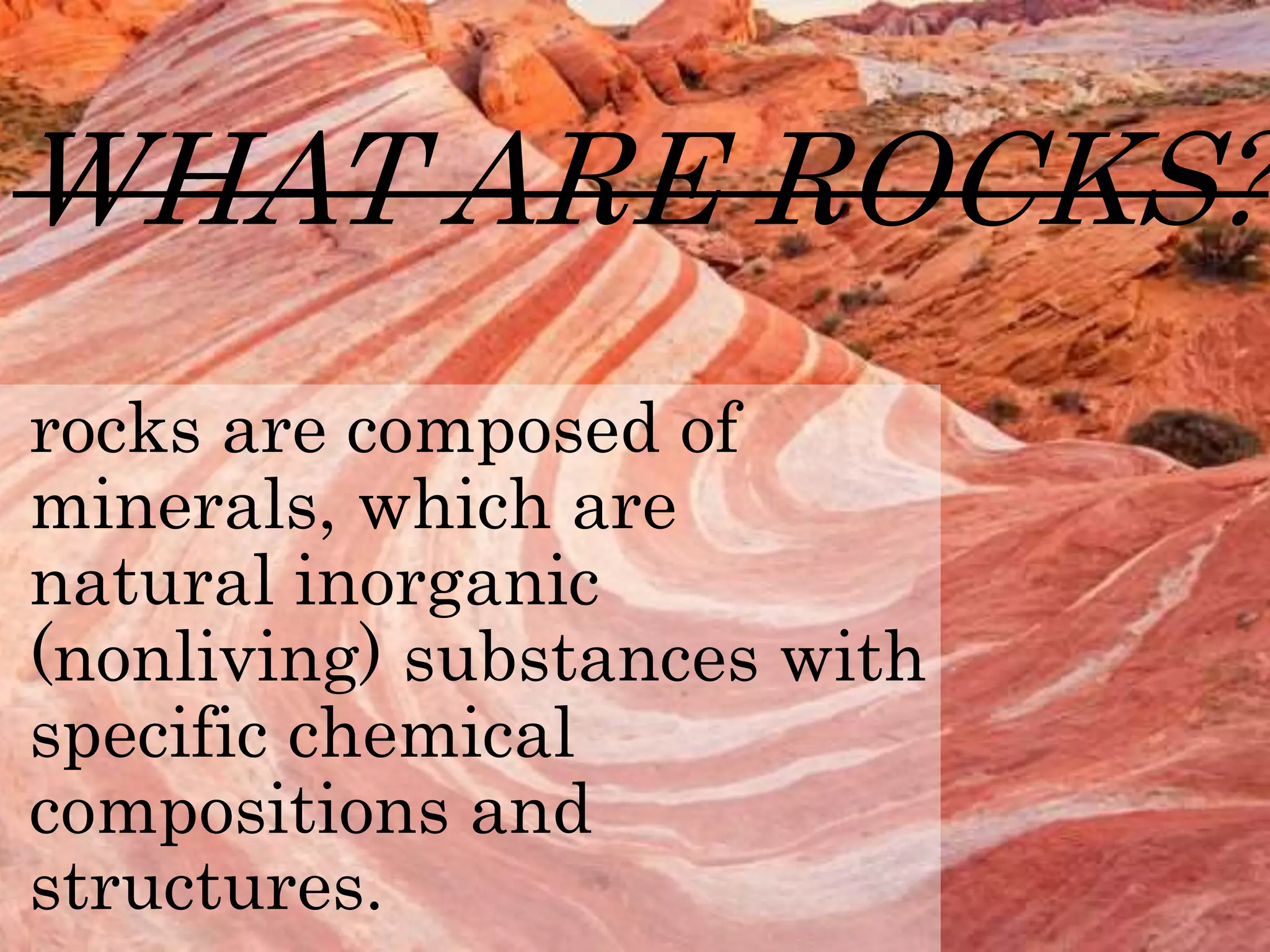Classification of Rocks | PPTX