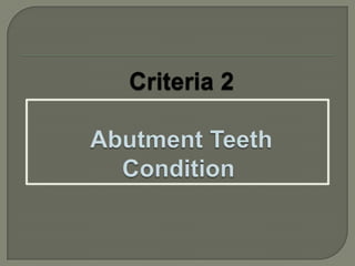 Lateral: Edentulous space bounded both mesially and distally by remaining teeth.