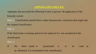 Applegate's Rules.pdf CLASSIFICATION OF RPD & APPLEGATES RdentureLE.pptx