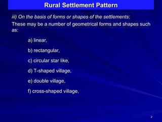 Classification of Rural Urban Settlemetns.ppt