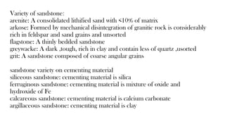 Comprehensive Classification and Characteristics of Sedimentary Rocks ...