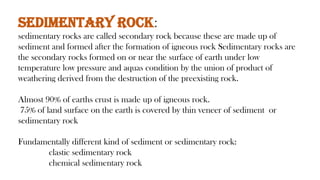 Comprehensive Classification and Characteristics of Sedimentary Rocks ...