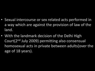 Classification of sexual offences and definition of rape | PPT