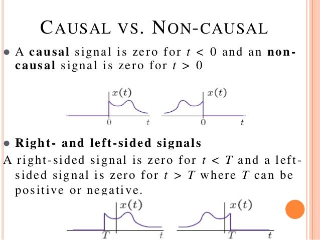 non causal signal definition