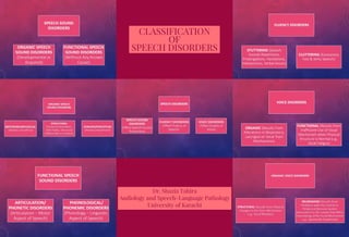Classification of Speech Disorders - Infographic