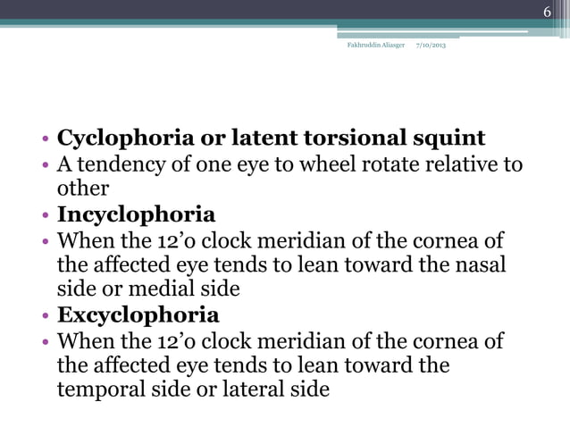 Classification of squint | PPT