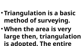 Triangular Measurement Method Vs Rectangular Measurement Method Classification Of Surveying used to measure land | PPTX