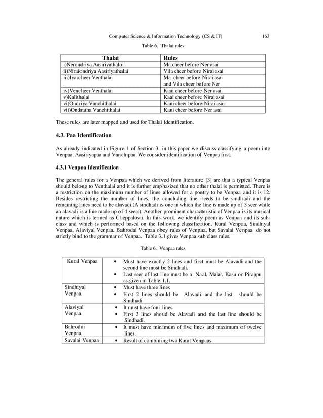 Classification of tamil poetry using context free grammar using tamil ...