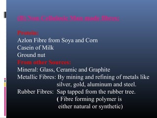 Classification Of Textile Fibers | PPT