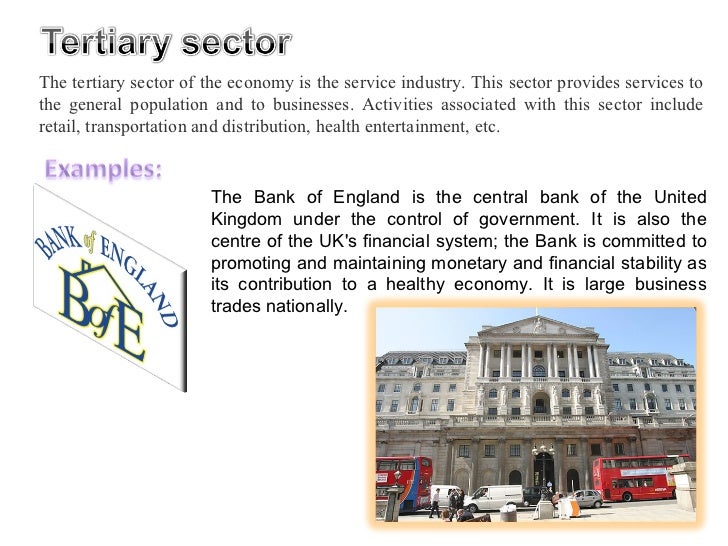 Classification of the business