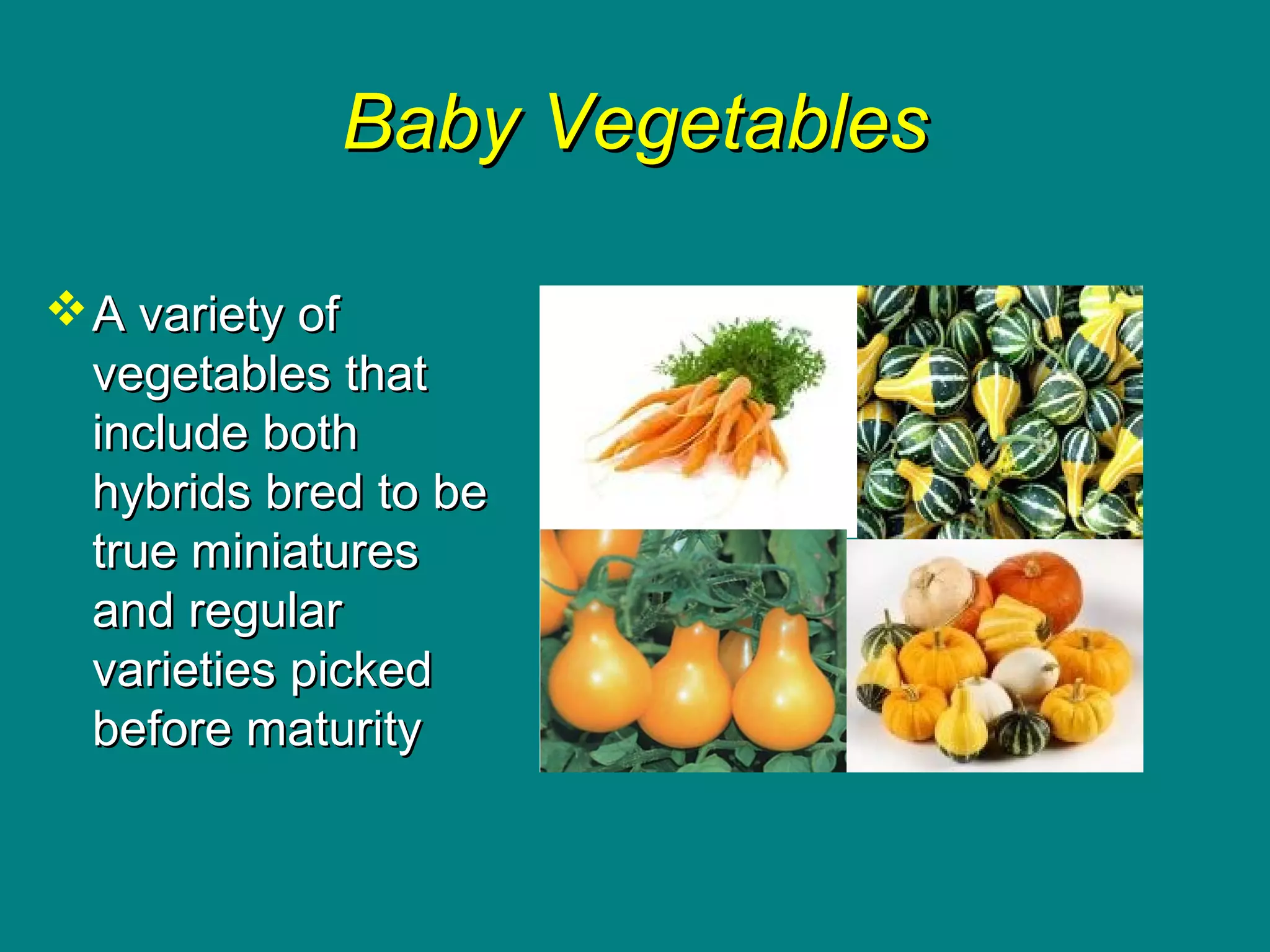 classification of vegetable PDF