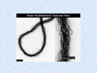 CLASSIFICATION OF YARN- process, explanation