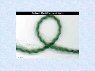 CLASSIFICATION OF YARN- process, explanation