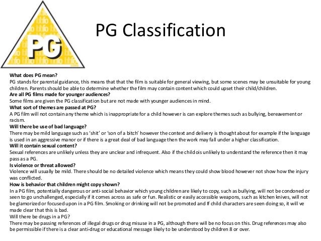 classifications
