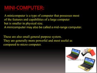 Classifications of computer by bikrant roy | PPTX