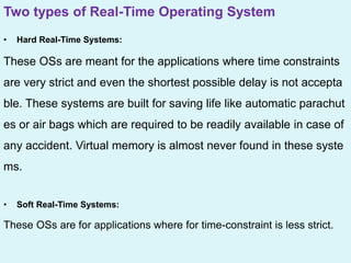 Classifications of OS.pptx | Operating Systems | Computer Software and ...