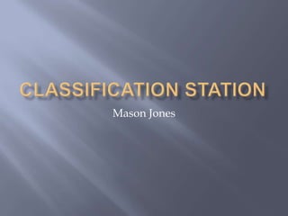 Classification Station Mason Jones 