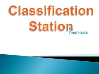 Classification Station By:  Trent Hester 