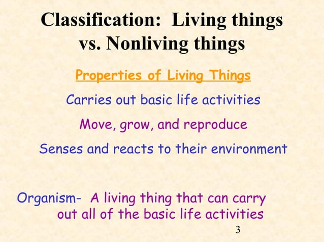 The Definition of CLASSIFICATION | PPT