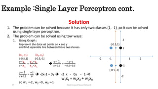Classification using perceptron.pptx | Computing | Technology & Computing