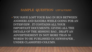 Classified advertisements | PPT