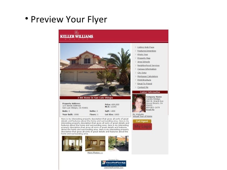 create real estate flyer