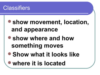 Classifiers | PPT