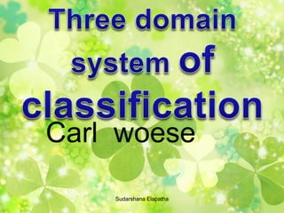 Carl woese
Sudarshana Elapatha
 