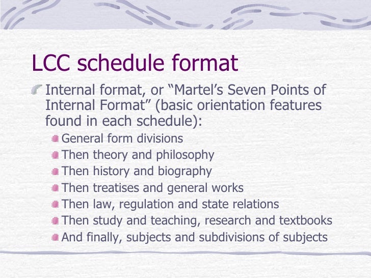 library of congress classification Classification web: library of congress: main menu browse lc classification schedules library of congress. library of congress classification Classification web: library of congress: main menu browse lc classification schedules library of congress.